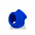 OXBALLS - CockSling in Puro Silicone Elastico - Blu Ice - 4