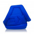OXBALLS - CockSling in Puro Silicone Elastico - Blu Ice - 5