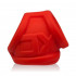OXBALLS  - CockSling in Puro Silicone Elastico - Red Ice - 4