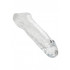 Guaina Ingrossa Pene 4 cm con Anello per Testicoli Trasparente - 2