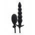 Plug Anale Gonfiabile 18,5-23 cm x 4-5,5 cm Silicone Nero - 1
