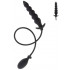 Plug Anale Gonfiabile 18,5-23 cm x 4-5,5 cm Silicone Nero - 0