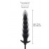 Plug Anale Gonfiabile 18,5-23 cm x 4-5,5 cm Silicone Nero - 2
