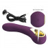 Vibratore Ethan Vibe Viola Ricaricabile USB con APP 20x3,5 cm - 16