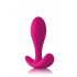 Cuneo Anale da Passeggio Inya Ace I in Puro Silicone Fucsia 11 X 2,8 cm. - 0