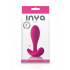 Cuneo Anale da Passeggio Inya Ace I in Puro Silicone Fucsia 11 X 2,8 cm. - 1