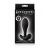 Cuneo Anale da Passeggio Pillager I in Puro Silicone Nero 11 X 2,8 cm. - 1
