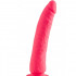 Dildo realistico Silicone E11 19 x 4,3 cm con Ventosa Fucsia - 0