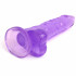 Fallo Realistico Crystal Jelly Morado 13,5 x 2,3 cm. - 3