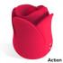 Rosa Stimola Clitoride Meryl, con lingua e 2 motori Ricaricabile USB - 1
