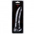 Dildo realistico Silicone E11 19 x 3 cm con Ventosa Nero - 2