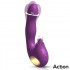 Vibratore Rabbit con Oscillazione a 360º e Lecca Clitoride Toka Ricaricabile USB  - 1