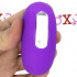 Stimolatore clitoride impermeabile pulsante ed aspirante ricaricabile USB in silicone viola - 3