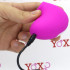 Stimolatore clitoride impermeabile pulsante ed aspirante ricaricabile USB in silicone fucsia - 3