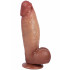 Dildo Mega Realistico in Silicone 19,5 x 5,7 cm. - 1