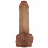 Dildo Mega Realistico in Silicone 21,5 x 4,8 cm. - 3