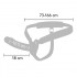Fallo Cavo per Uomo in Silicone 18 x 4 cm. - 1