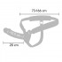 Fallo Cavo Vibrante per Uomo in Silicone 20 x 4 cm - 2