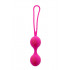 Sfere Vaginali in Puro Silicone Fucsia 18 X 3,5 cm. - 0