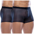 Set di 2 Boxer Sexy per Uomo Trasparenti Taglia Unica Elasticizzata - 0