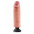 KING COCK - Vibratore Chiaro Ultra Realistico 25 x 6,5 cm. Alta Qualita MADE in USA - 1