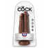 KING COCK - Fallo Doppio Ultra Realistico Africano 21 X 5,9 cm. Alta Qualita MADE in USA - 1