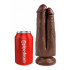 KING COCK - Fallo Doppio Ultra Realistico Africano 21 X 5,9 cm. Alta Qualita MADE in USA - 2