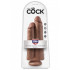KING COCK - Fallo Doppio Ultra Realistico Mulatto 26 X 7,2 cm. Alta Qualita MADE in USA - 2