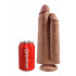 KING COCK - Fallo Doppio Ultra Realistico Mulatto 26 X 7,2 cm. Alta Qualita MADE in USA - 1