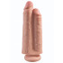 KING COCK - Fallo Doppio Ultra Realistico Naturale 26 X 7,2 cm. Alta Qualita MADE in USA - 0