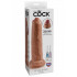 KING COCK - Fallo Ultra Realistico Mulatto che si Scappella 23 X 4,5 cm. Alta Qualita MADE in USA - 1