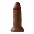 KING COCK - Fallo Ultra Realistico color Marrone 25 X 7,6 cm. Alta Qualita MADE in USA - 0