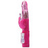 Vibratore Rabbit BUNNY PINKLY con Testa e Perle Rotanti 22 x 3,2 cm. - 0