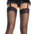 LEG AVENUE Calze a Rete con Autoreggente FISHNET - Taglia Unica Elasticizzata (Tg.38-48) - 1