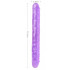 Fallo Doppio Realistico Crystal Jelly Viola 30 x 3.8 cm. - 0