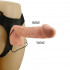 Strapon per Donna con Dildo Vibrante 20 x 5,5 cm - 1