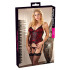 Corsetto e Reggicalze Con Ricami con Tanga Incluso - Taglie Forti 2XL 3XL 4XL (dalla 52 alla 62) - 3