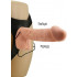 Strapon per Donna con Dildo Vibrante 20 x 5,5 cm - 0