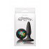 Plug Anale Con Gemma Arcobaleno 7,5 x 2,1 cm. - 0