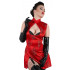 GUANTI IN LATTICE LATEX NERI per FISTING - 1