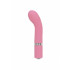 Mini Bullet-Massaggiatore in Silicone Rosa Ricaricabile 12,5 x 2,5 cm. - 0