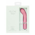 Mini Bullet-Massaggiatore in Silicone Rosa Ricaricabile 12,5 x 2,5 cm. - 1