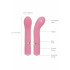 Mini Bullet-Massaggiatore in Silicone Rosa Ricaricabile 12,5 x 2,5 cm. - 3