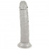 Dildo Magic Shiver Jelly trasparente con Ventosa Beau 15 x 2,5 cm - 1