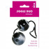 Omaggio Sfere Vaginali o Anali Vibranti MORBIDE (laccetto in gomma) Diam. 3,5 cm. Nero - 1