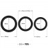 Set di 3 Cockring in Silicone (brillano al buio) - 1