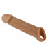 Guaina Fallica Ingrossa Pene Lionel in Silicone Liquido con Aggancio per Testicoli 20,5x4,5 cm - 1