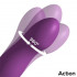 Vibratore Rabbit con Oscillazione a 360º e Lecca Clitoride Toka Ricaricabile USB  - 3