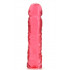 Dildo Trasparente Rosa In Jelly Morbido - 20 X 4 Cm. - 1