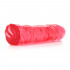 Dildo Trasparente Rosa In Jelly Morbido - 20 X 4 Cm. - 3